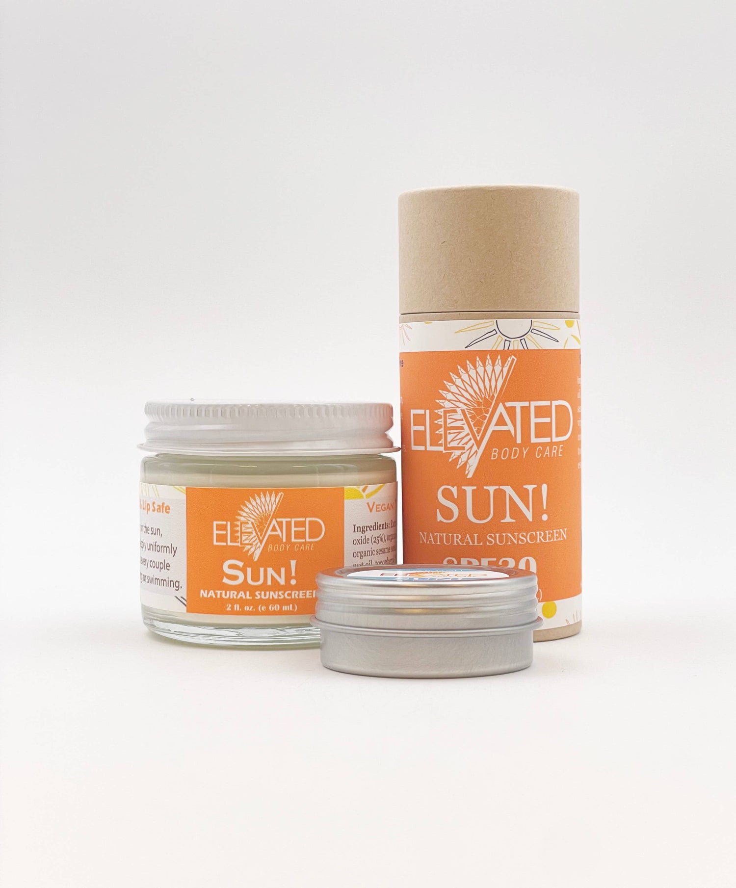 ELEVATED - SUN! STICK ALL Natural w/ Zinc - Eco Stick