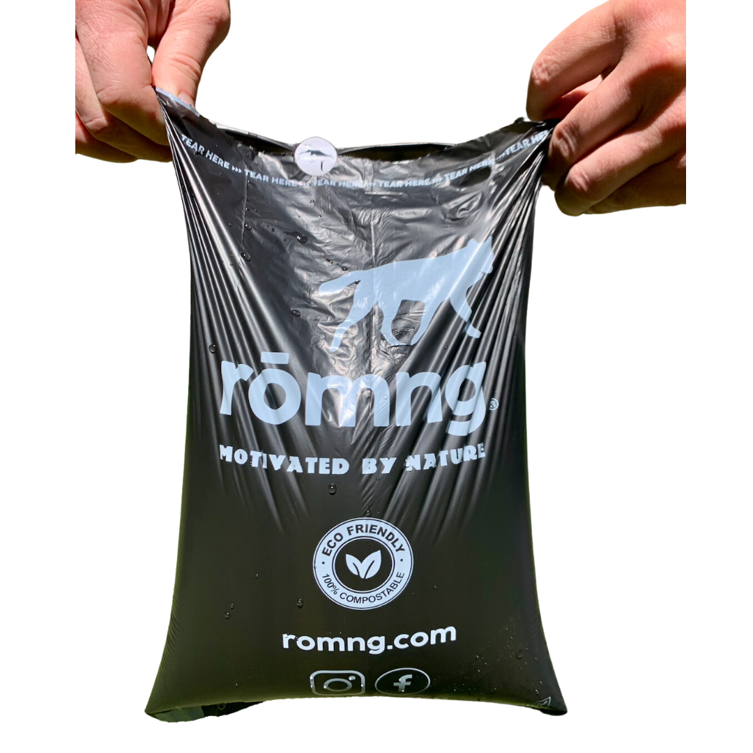 Plant-Based Compostable Poop Bag Packages 6 Rolls | 90 Bags