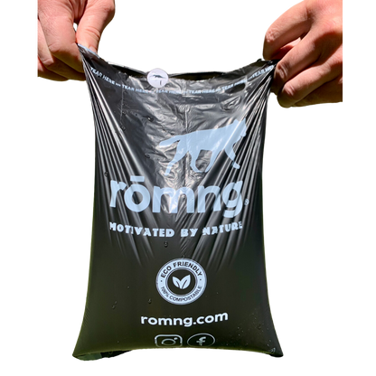 Plant-Based Compostable Poop Bag Packages 6 Rolls | 90 Bags