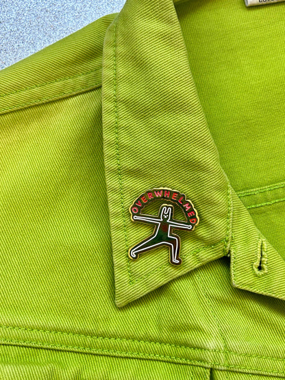 Overwhelmed Enamel Pin