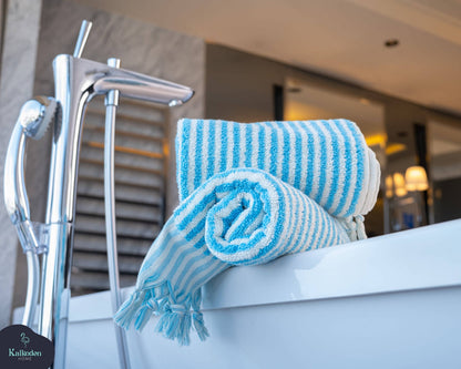 Striped Hand Towel Rainbow