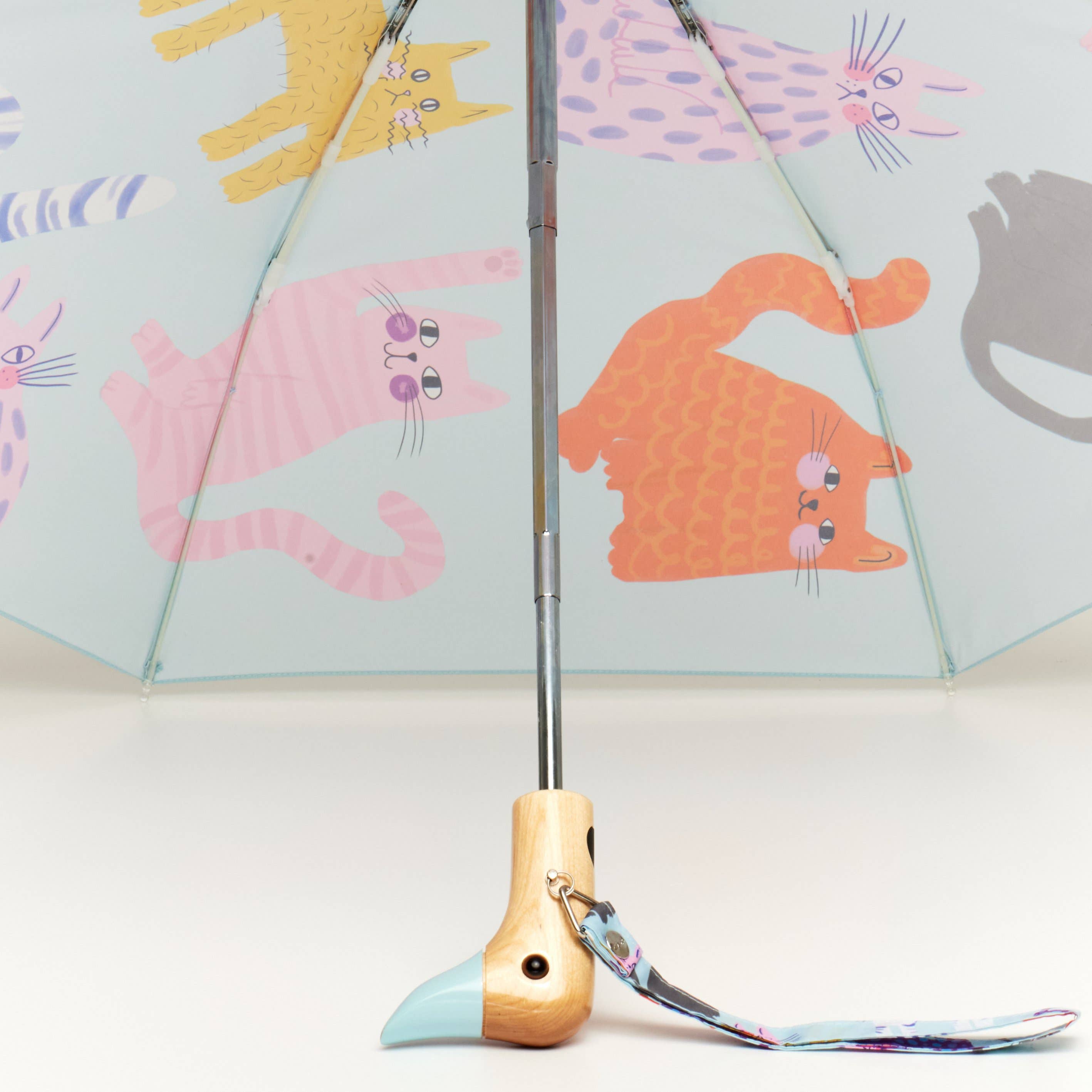Ice Arty Cats Eco-Friendly Duck Umbrella