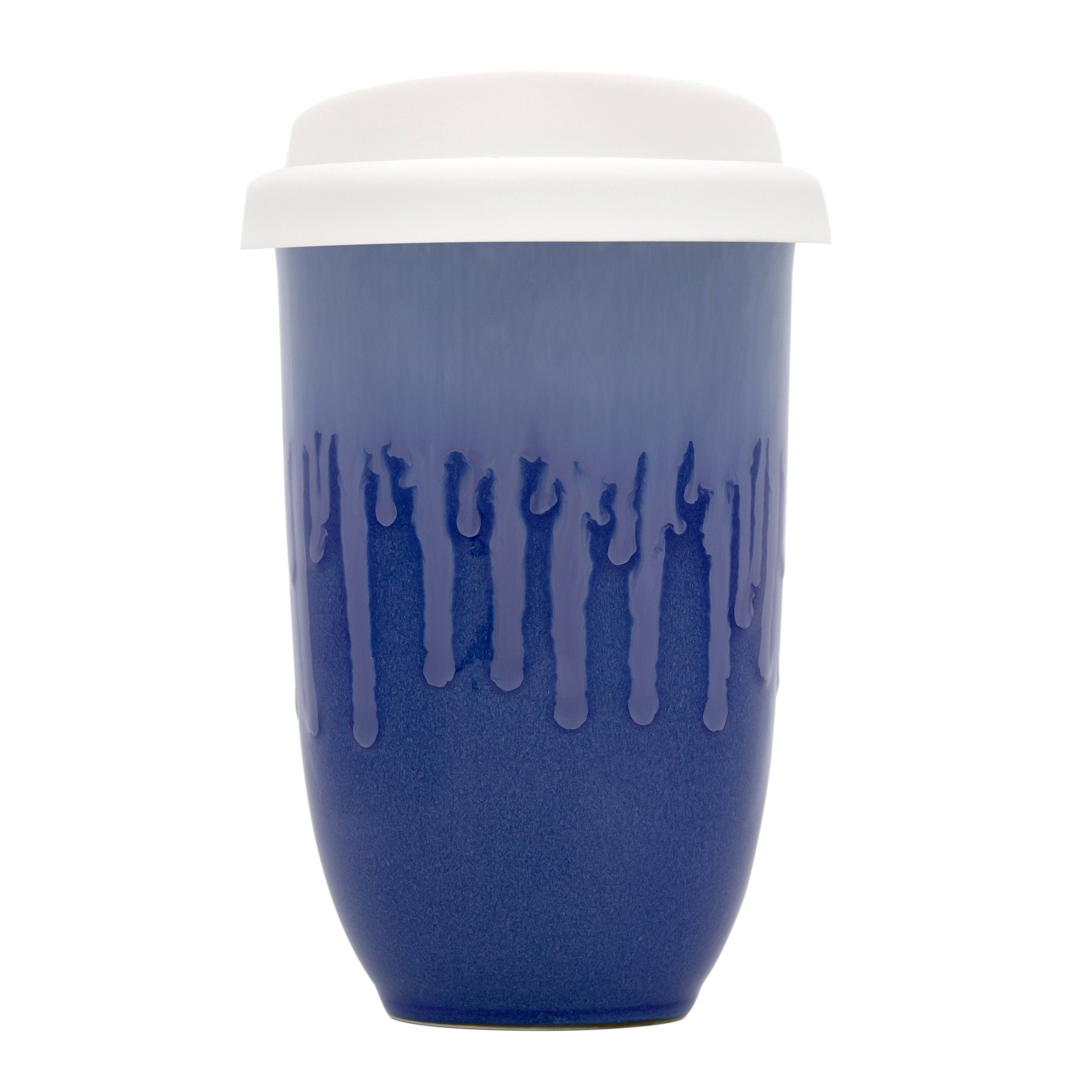 Neptune Ceramic Travel Mug – 12oz with Lid &amp; Sleeve