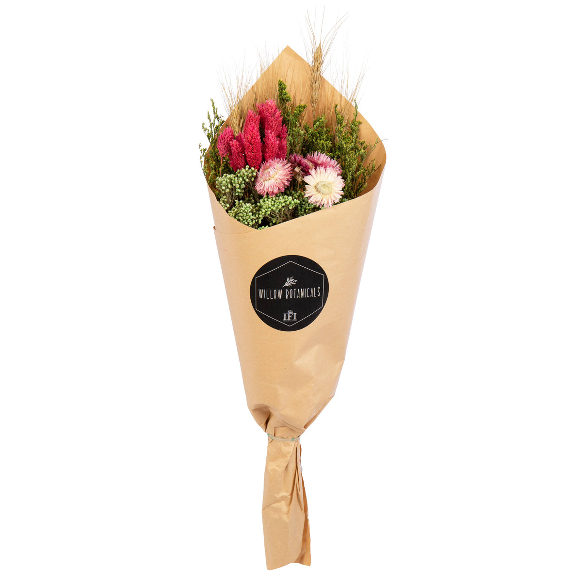 Pink Mixed Dried Flower Bouquet