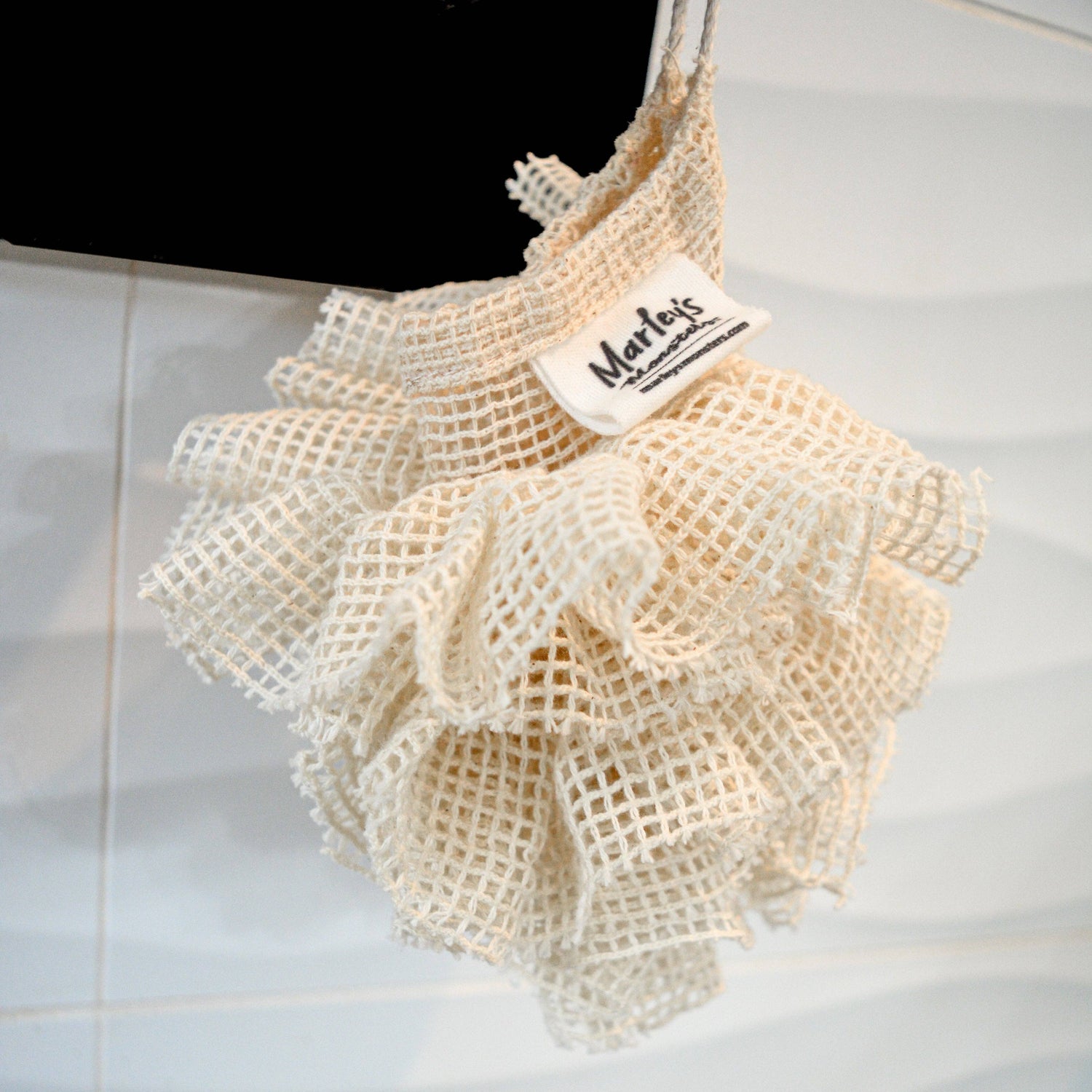Soap Saver Pouf: Organic Cotton