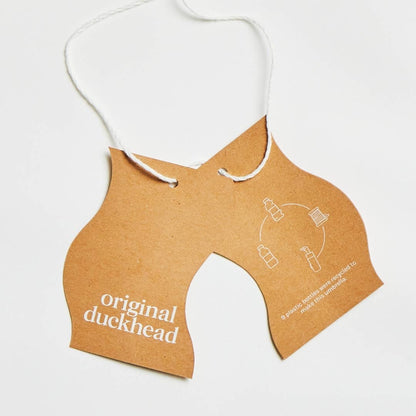 Black Grid Compact Eco-friendly Duck Umbrella