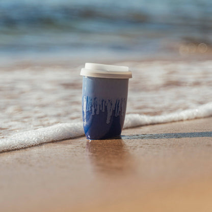 Neptune Ceramic Travel Mug – 12oz with Lid &amp; Sleeve