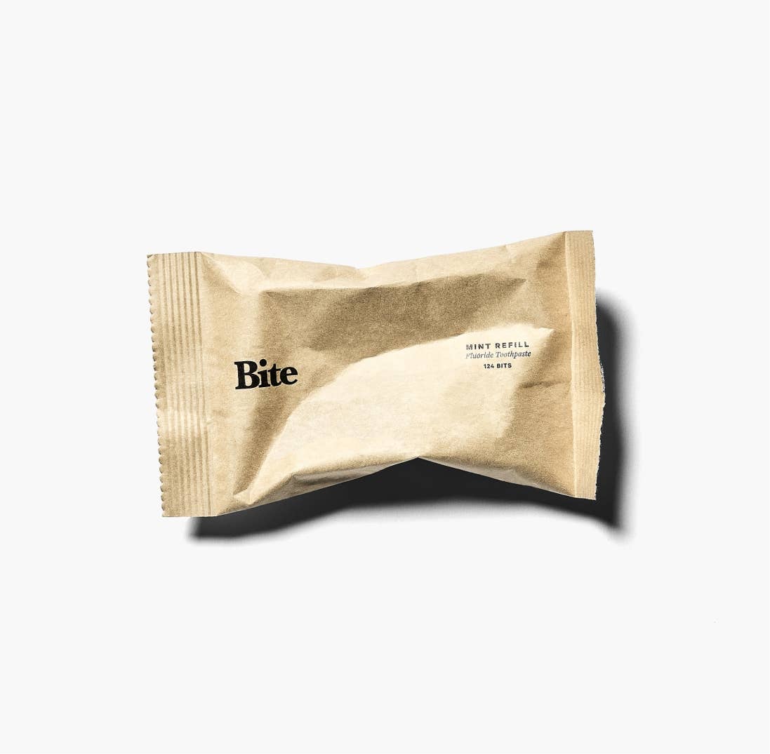 Bite Toothpaste Bits with Fluoride - 2oz - Refill Pouch