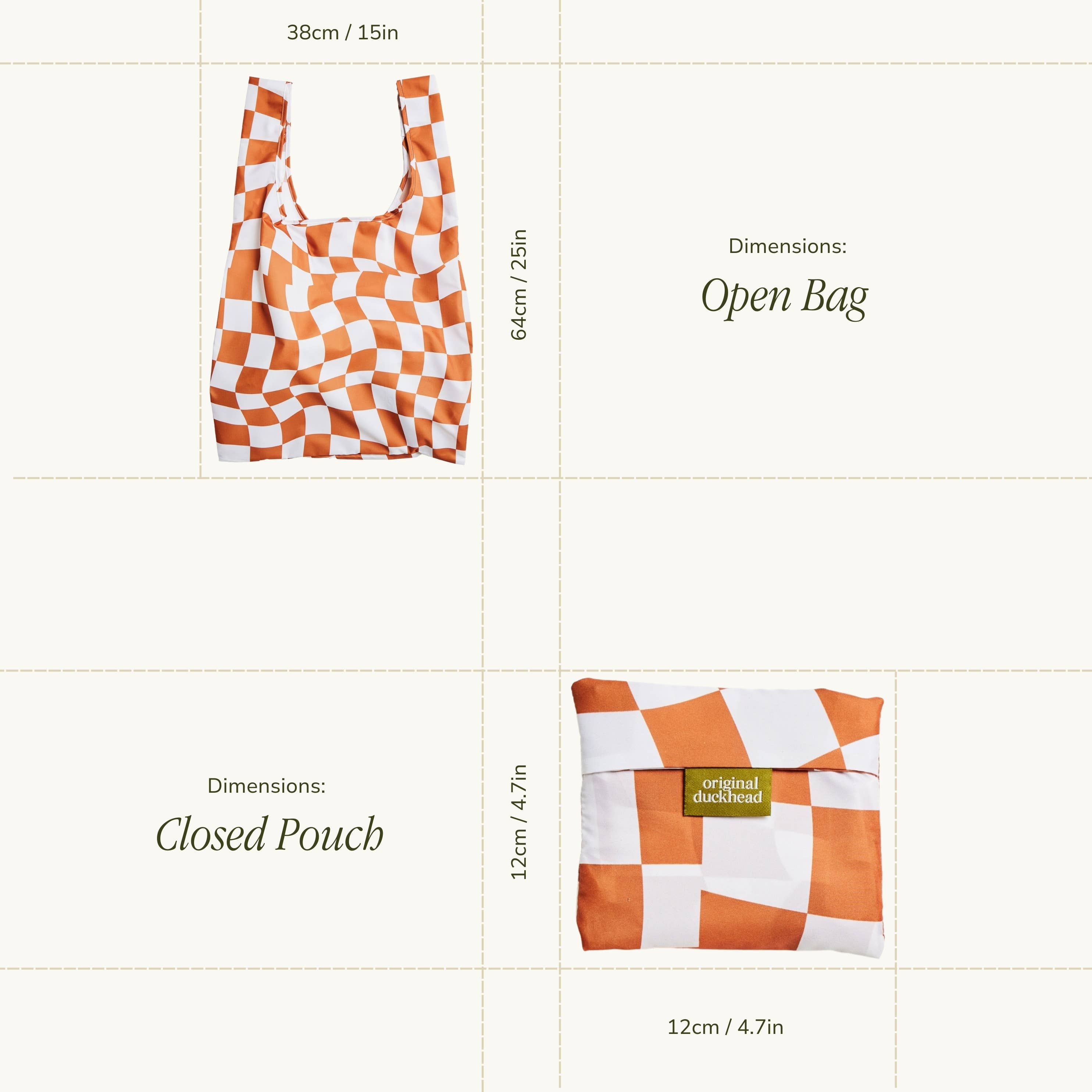 Peanut Butter Checkers Eco Friendly Reusable Shopping Bag