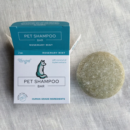 Tangie Rosemary Mint Pet Shampoo Bar – Refresh &amp; Soothe