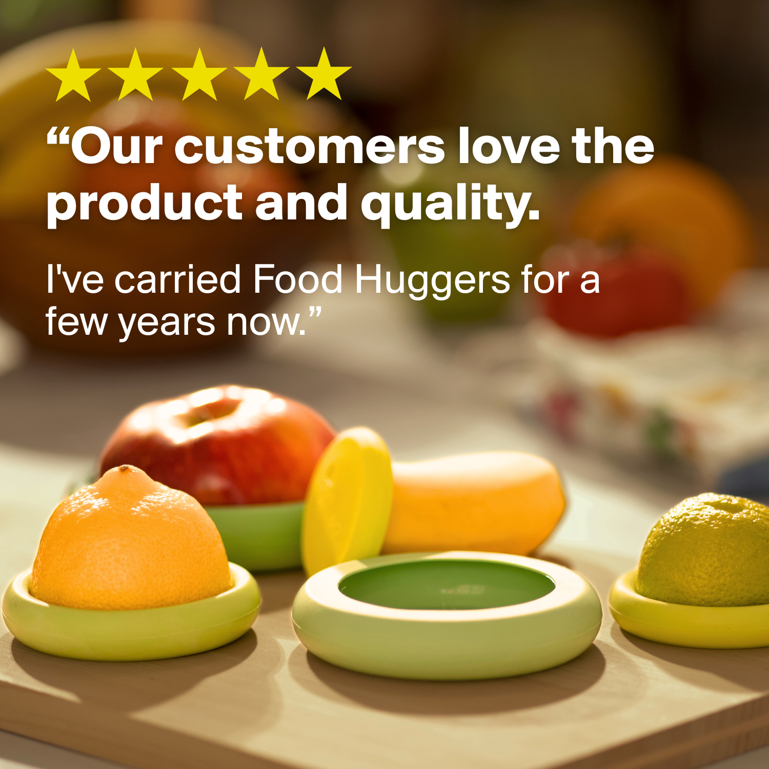 Reusable Silicone Food Savers – Autumn Harvest (Set of 5)