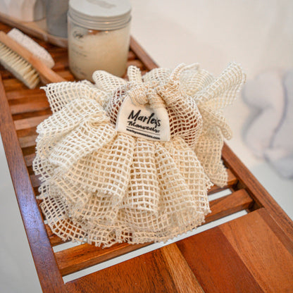 Soap Saver Pouf: Organic Cotton