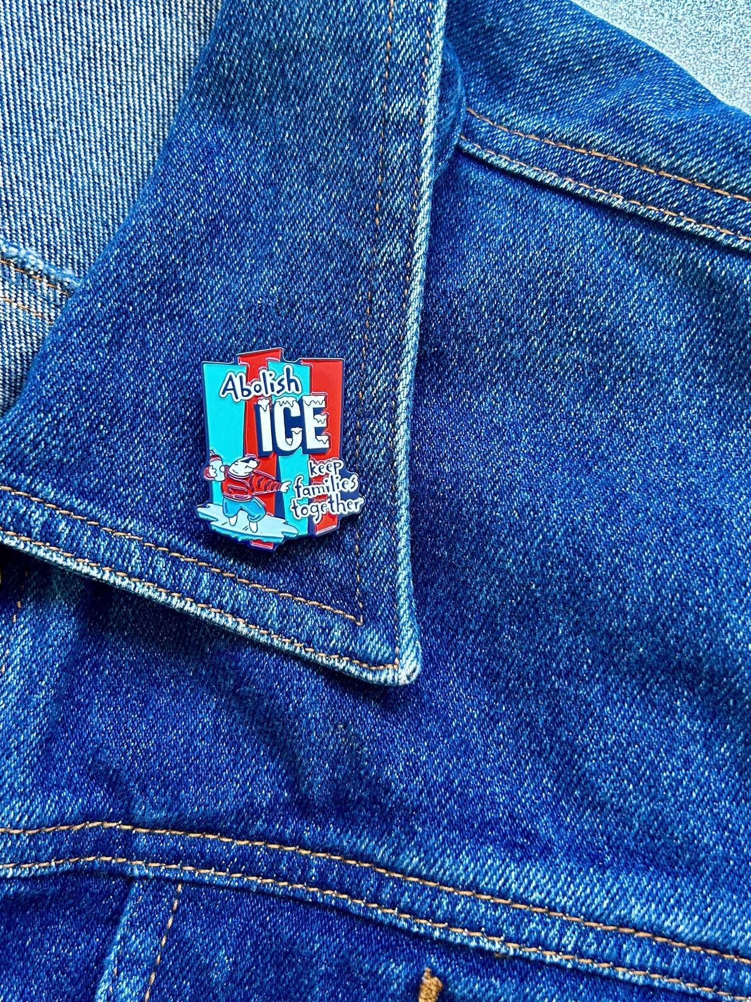 Abolish ICE Enamel Pin