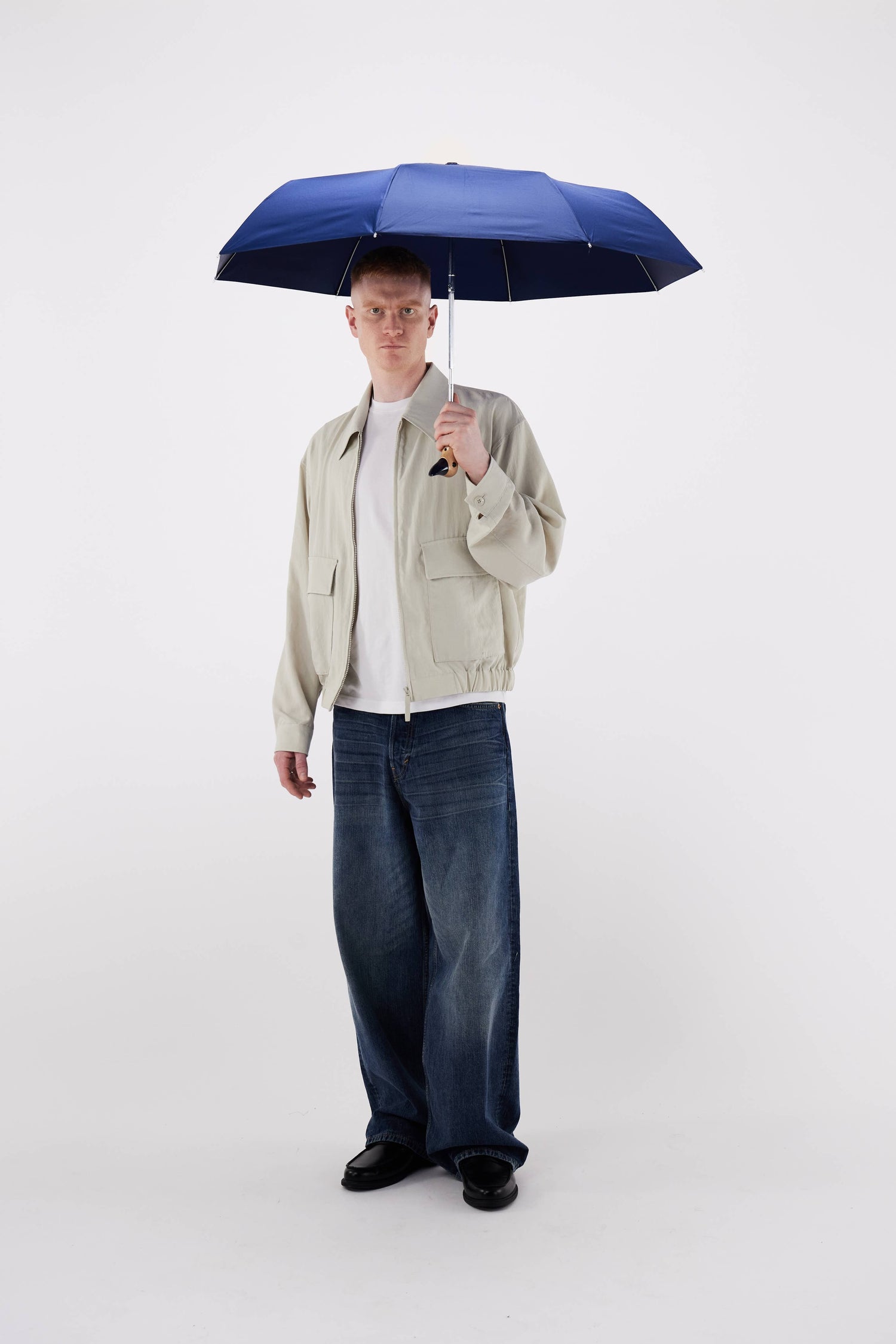 Navy Compact Eco-Friendly Original Duckhead Umbrella