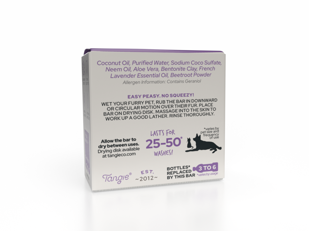 Tangie Lavender Pet Shampoo – Soothing,  Calming