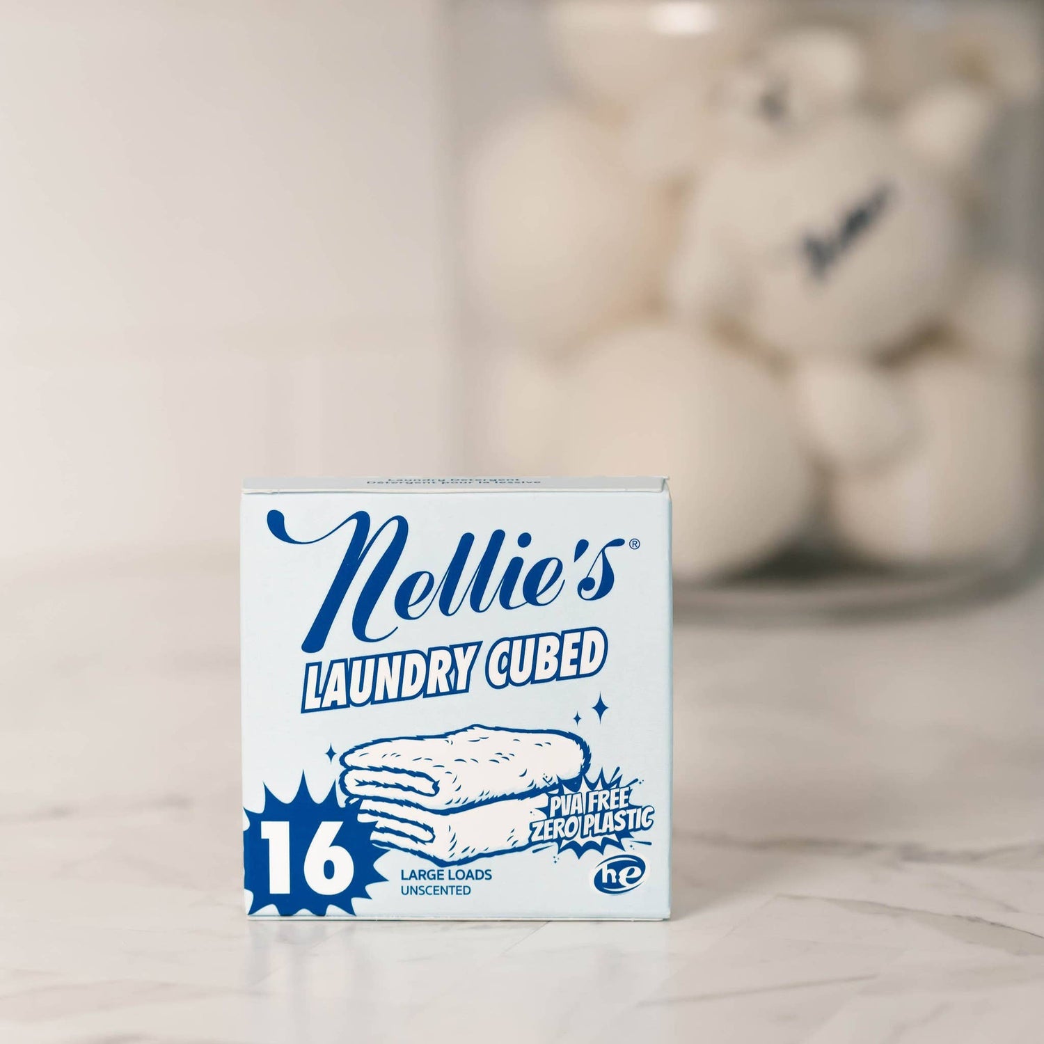 Laundry Cubes, Pre-Measured Laundry Detergent 16 Load