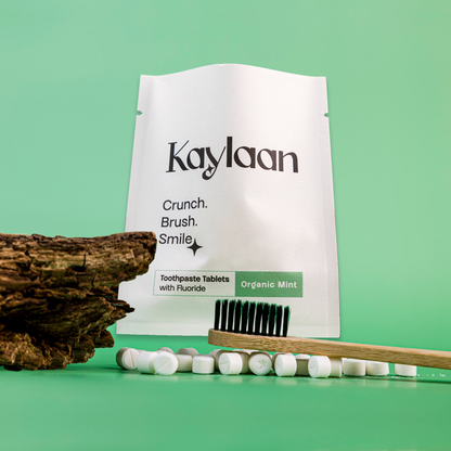 Kaylaan –Fluoride Toothpaste Tablets Refill| Mint |90 Count