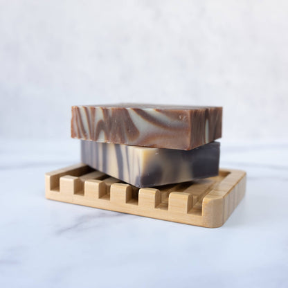 Bamboo Waterfall Self-Draining Soap Dish