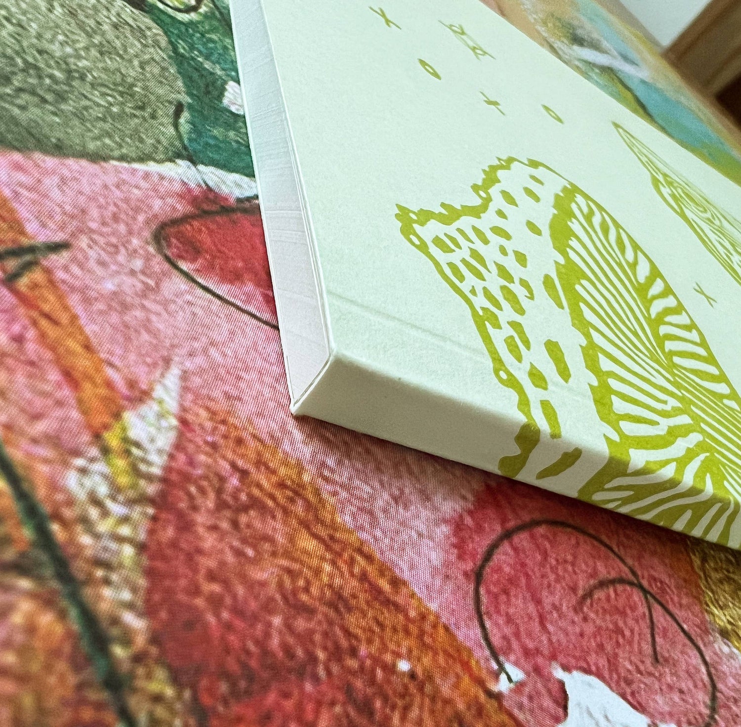 Frog and mushroom large notebook