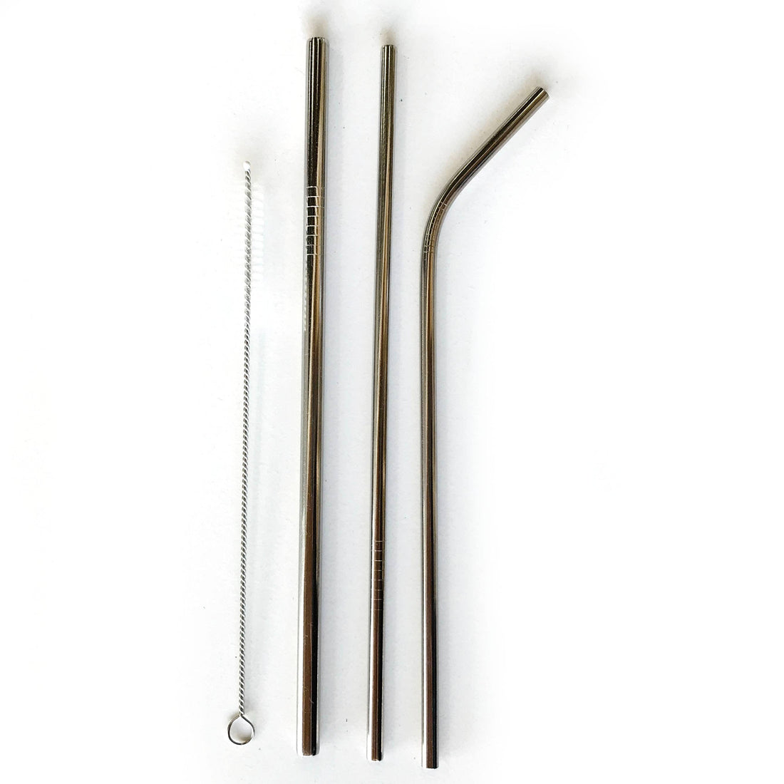 Stainless Steel Straw Set - Case of 6
