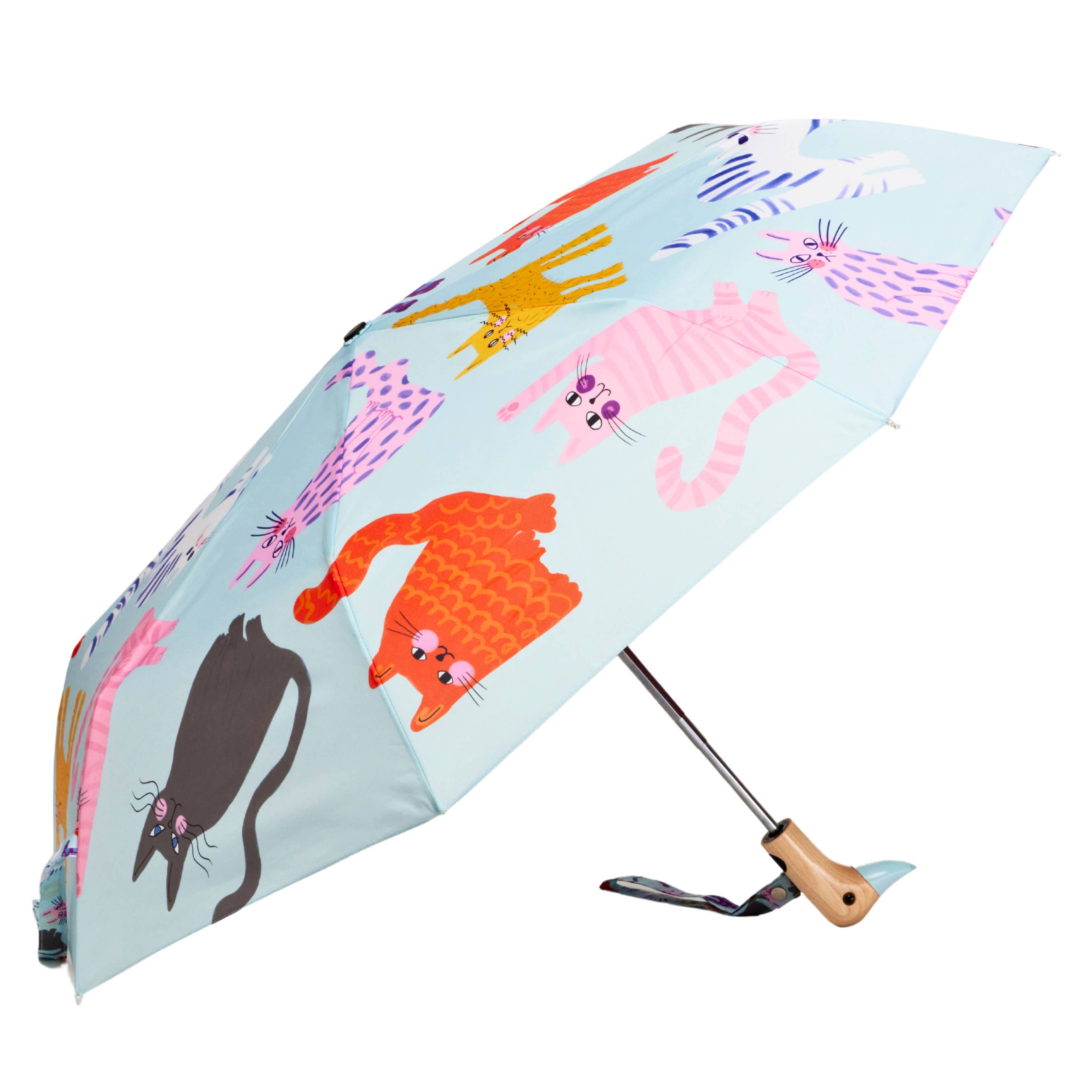 Ice Arty Cats Eco-Friendly Duck Umbrella