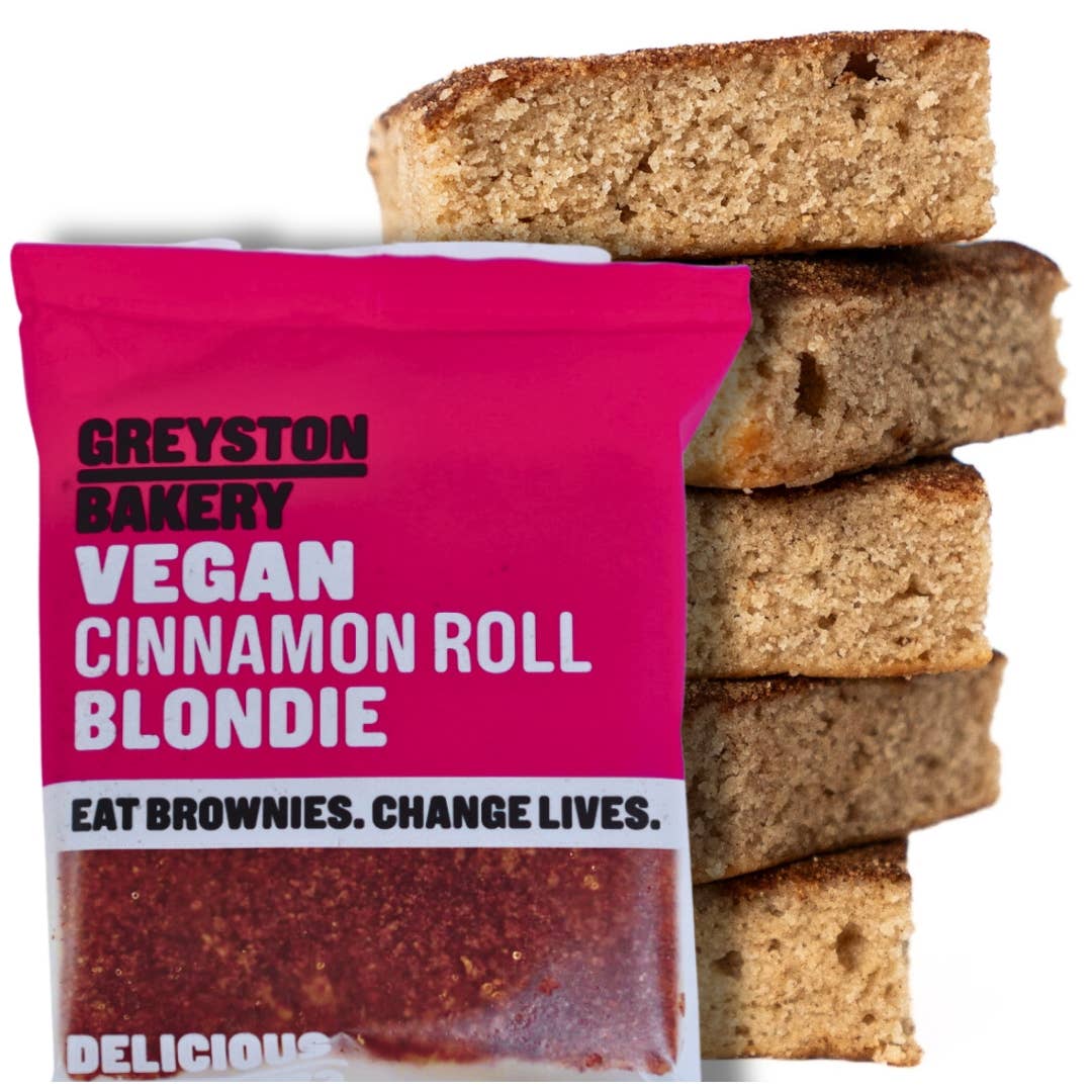 Vegan Cinnamon Roll Blondie 24