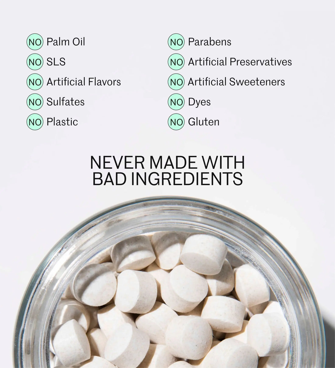 Toothpaste Bits with Fluoride - 2oz - Mint