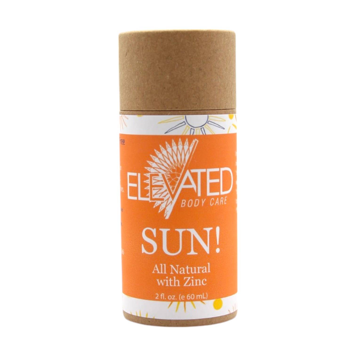 ELEVATED - SUN! STICK ALL Natural w/ Zinc - Eco Stick