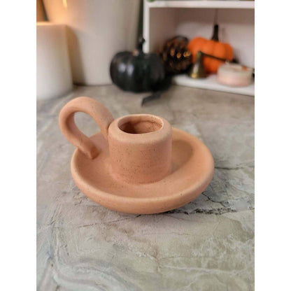 Handmade Ceramic candle holder, taper candle holder, for wedding party home decoration