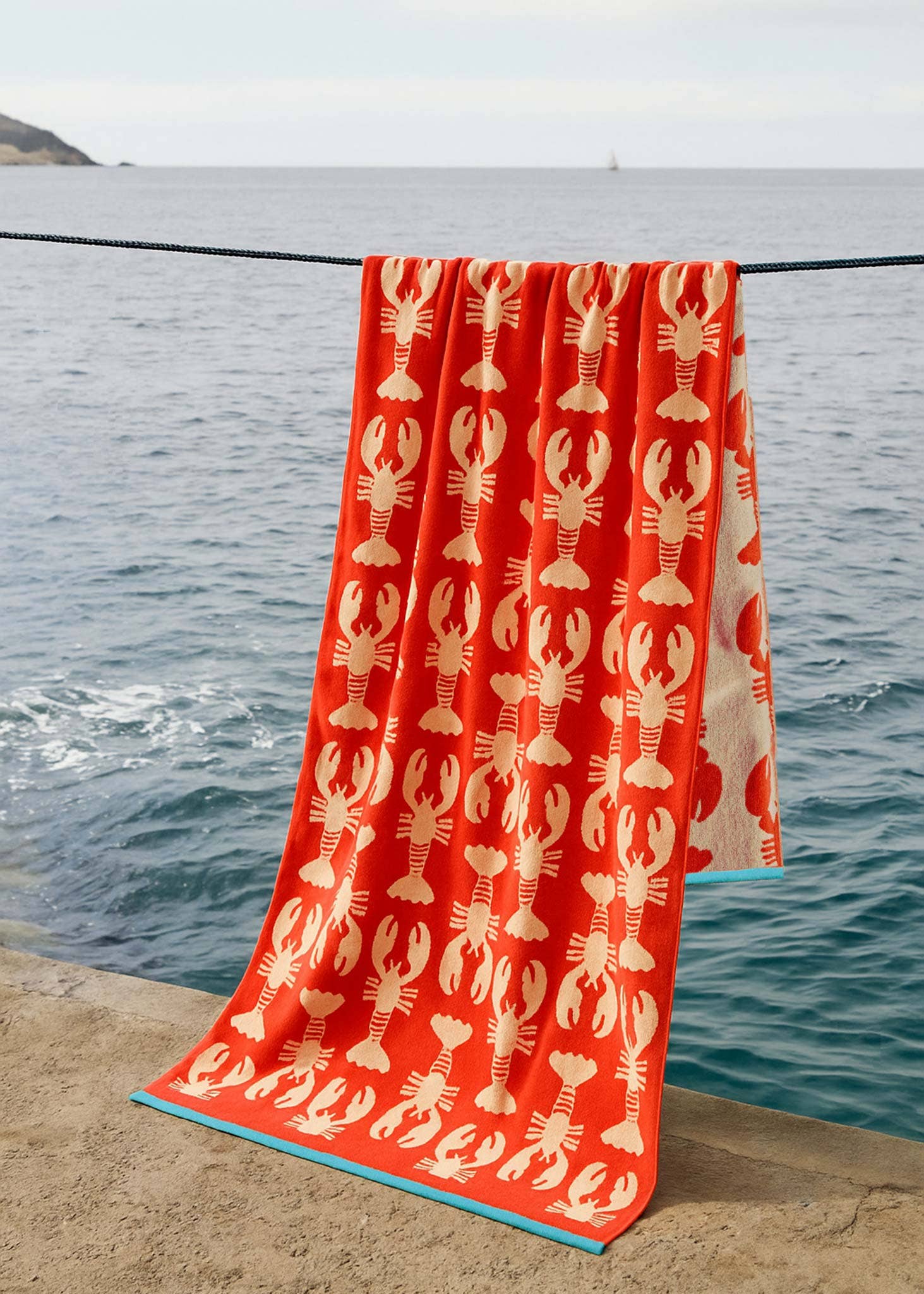 Lobsters Organic Cotton Towels