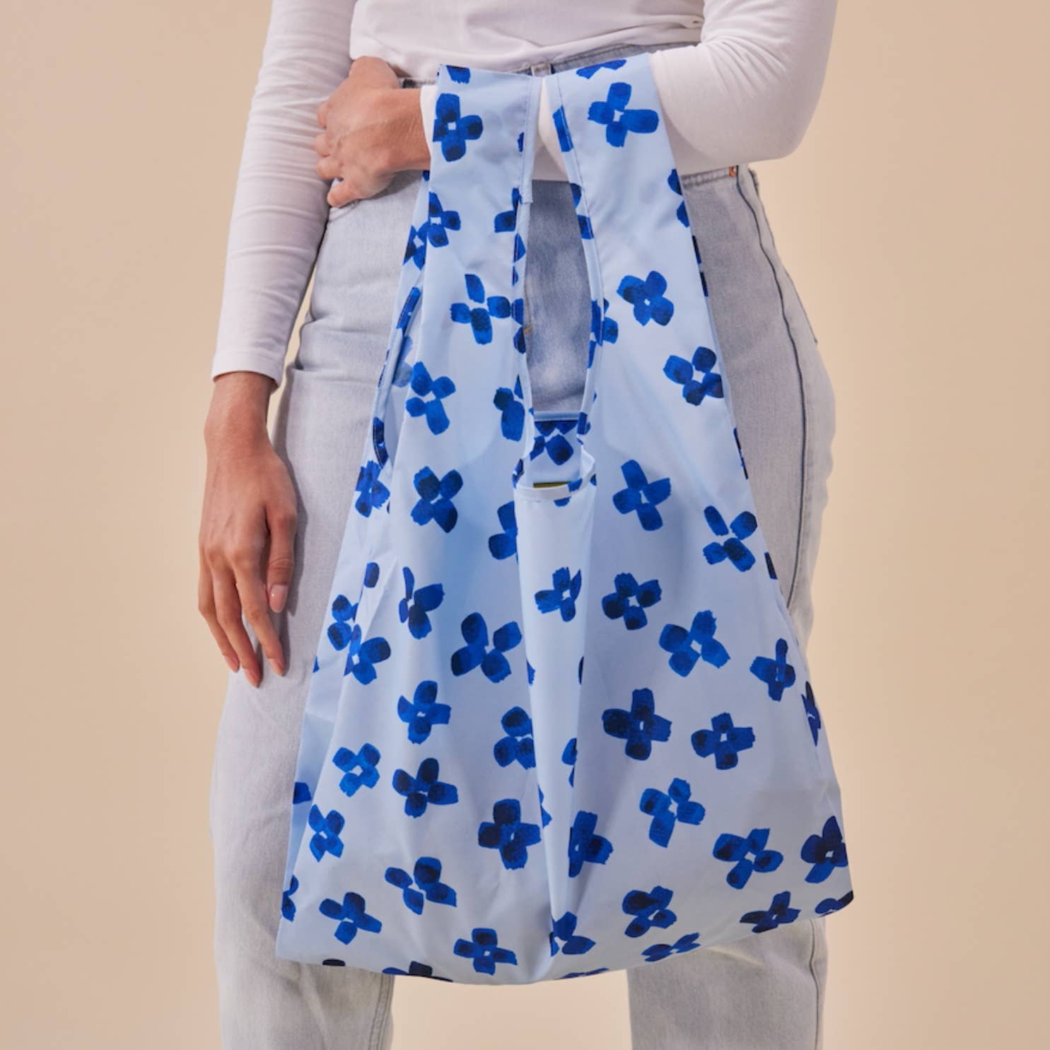 Floral Rain Reusable Eco Friendly Foldable Tote Bag