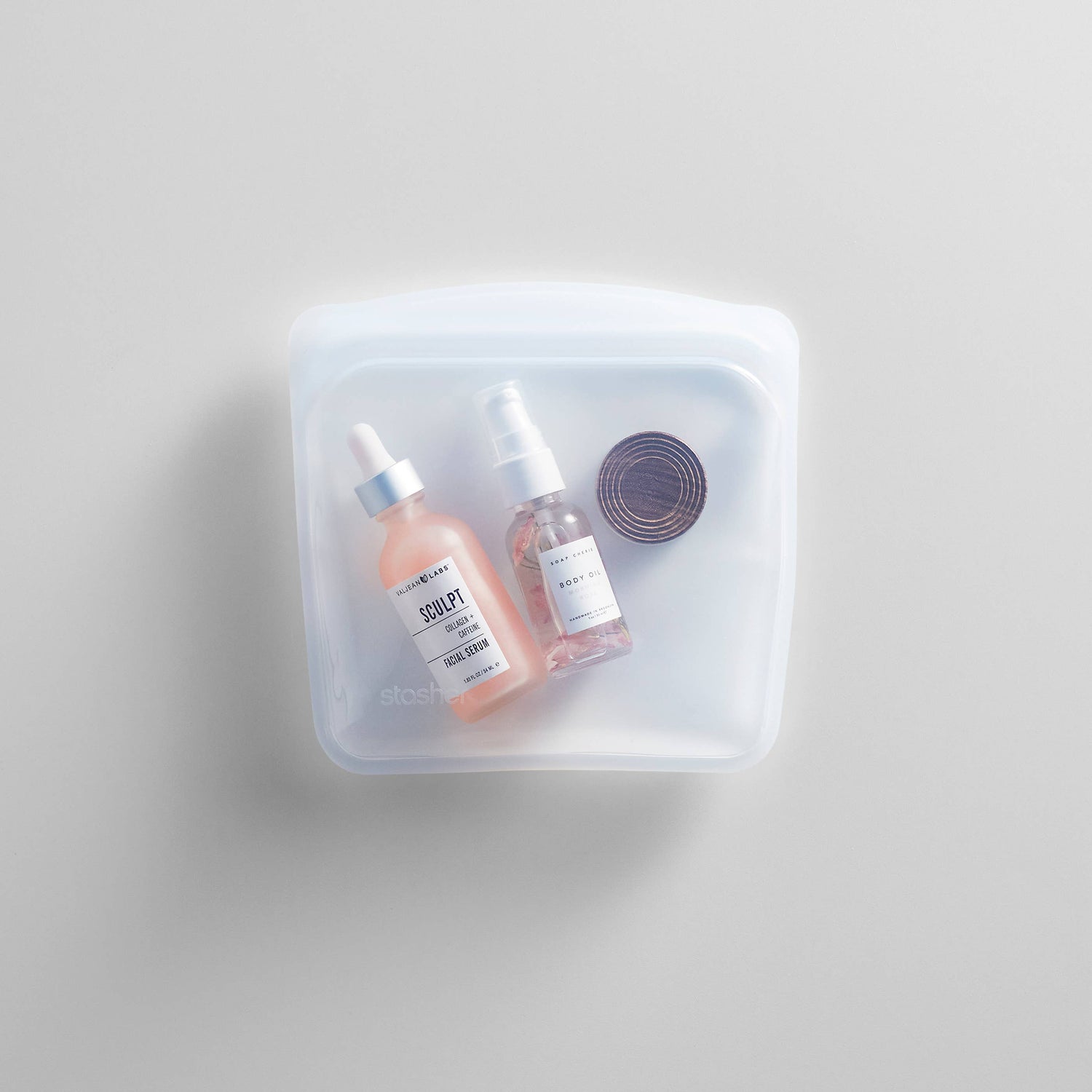 Sandwich Stasher Bag: Clear
