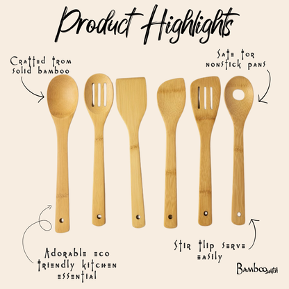 Bamboo Kitchen Utensil | Spoon