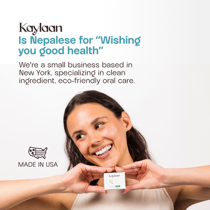Kaylaan Mouthwash Tablets –Plastic-Free, Travel-Friendly Tin