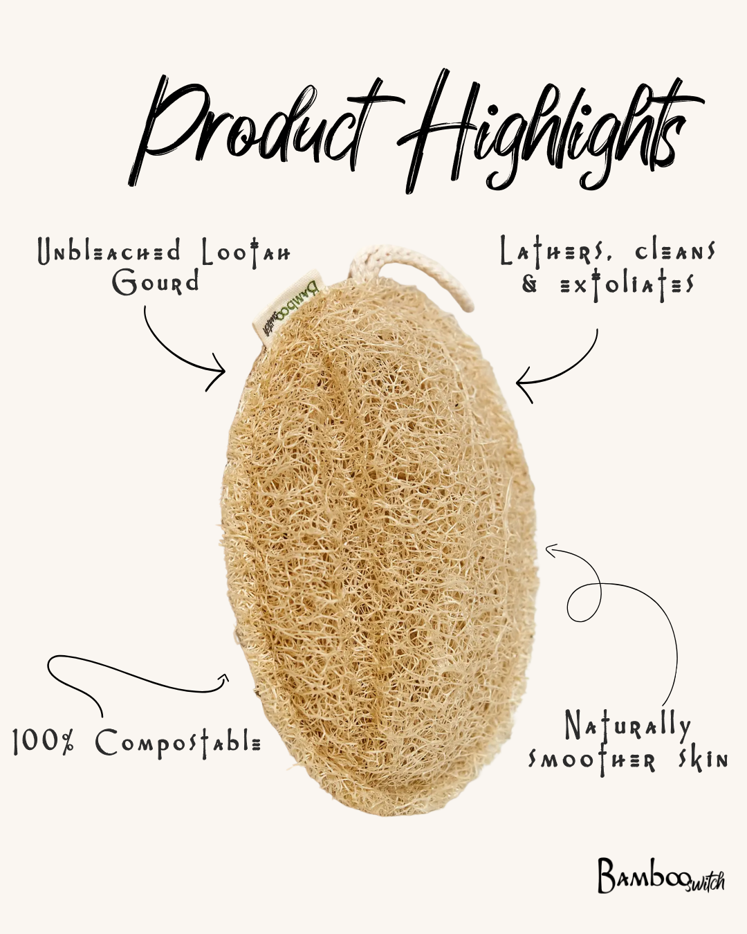 Large Exfoliating Loofah | Oval | Wellness Bestseller