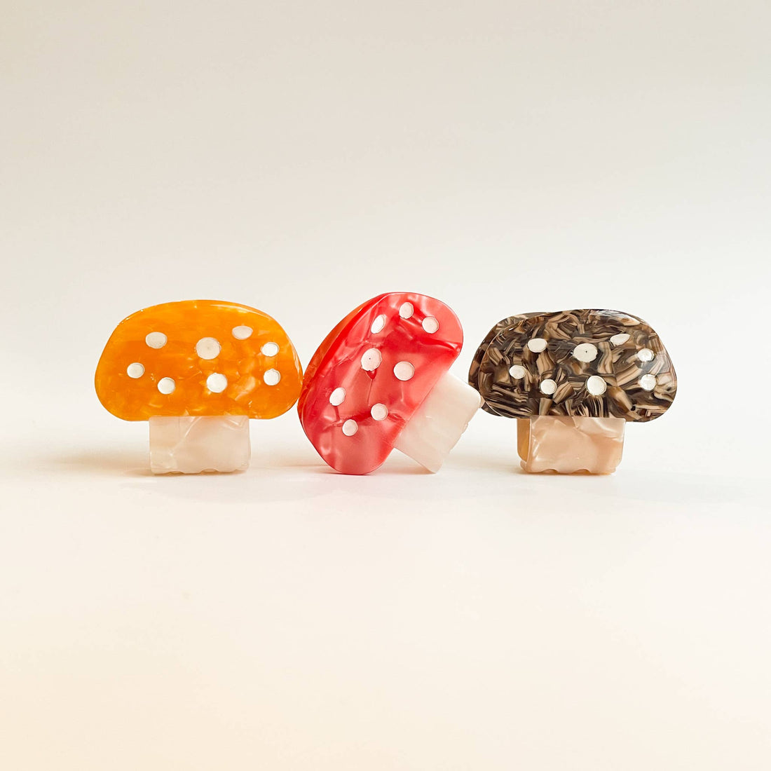 Alice Mushroom Claw Clip - Small