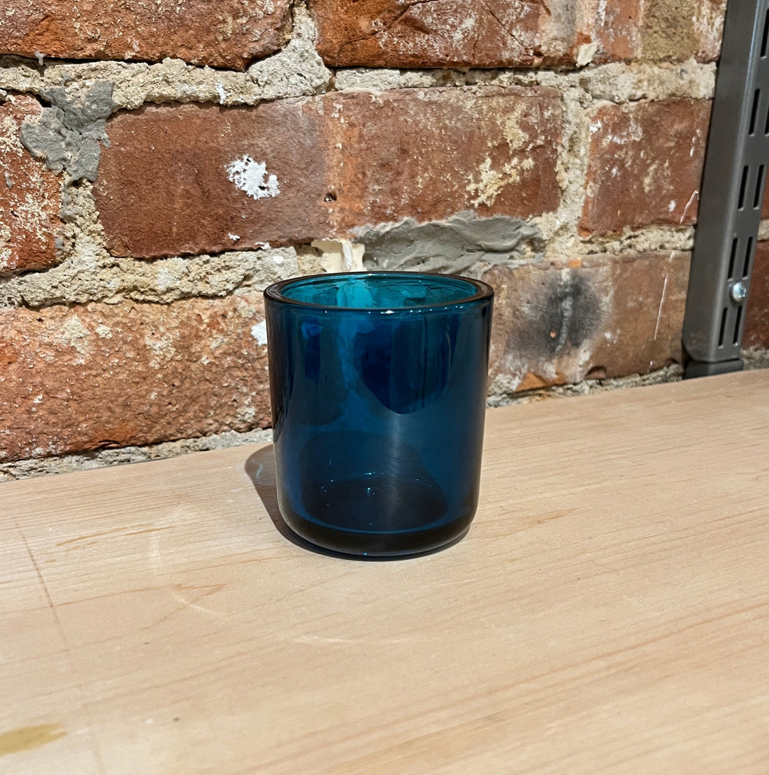 Glass Votive candle Holder, Blue
