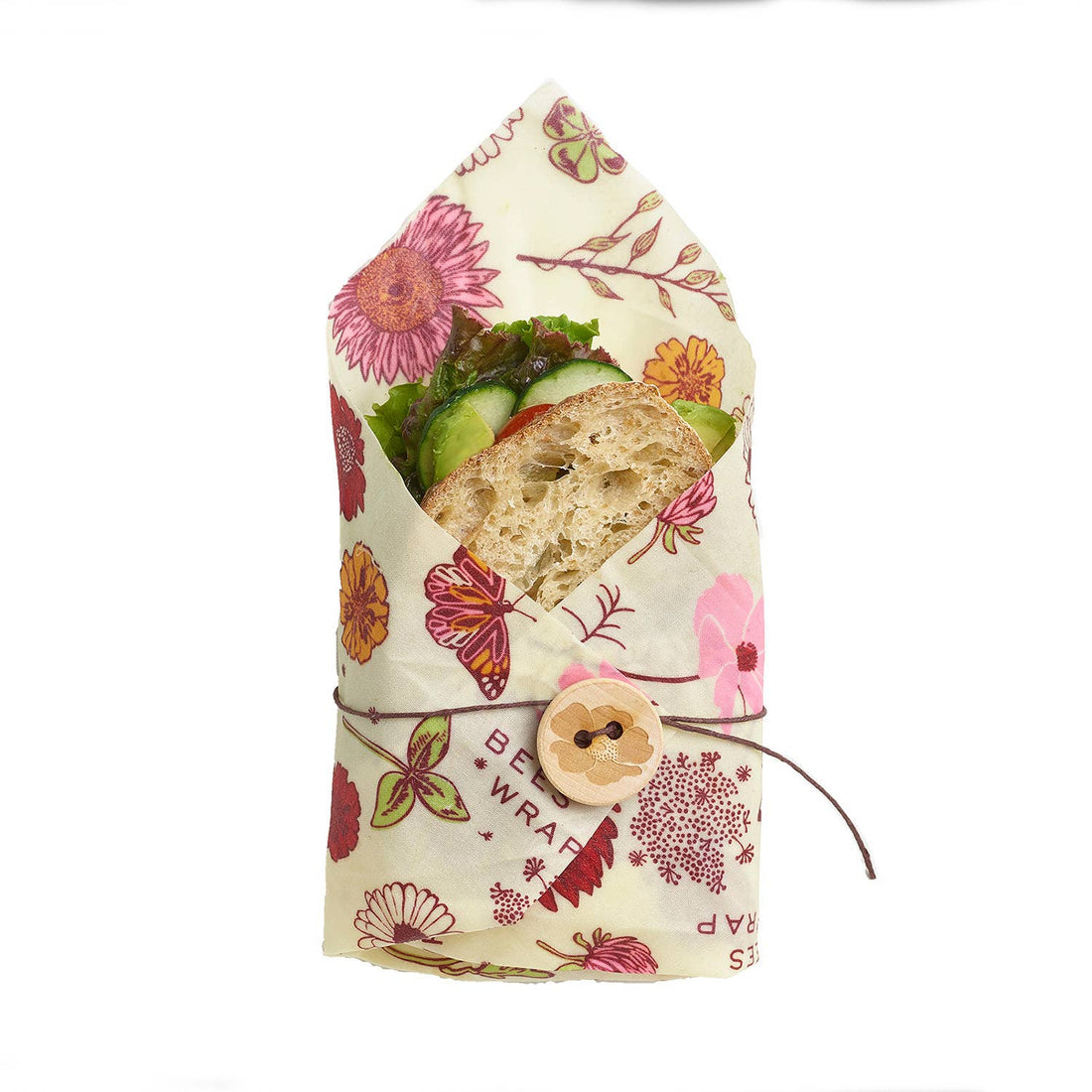Sandwich Wrap - Meadow Magic, Plant Based Wax