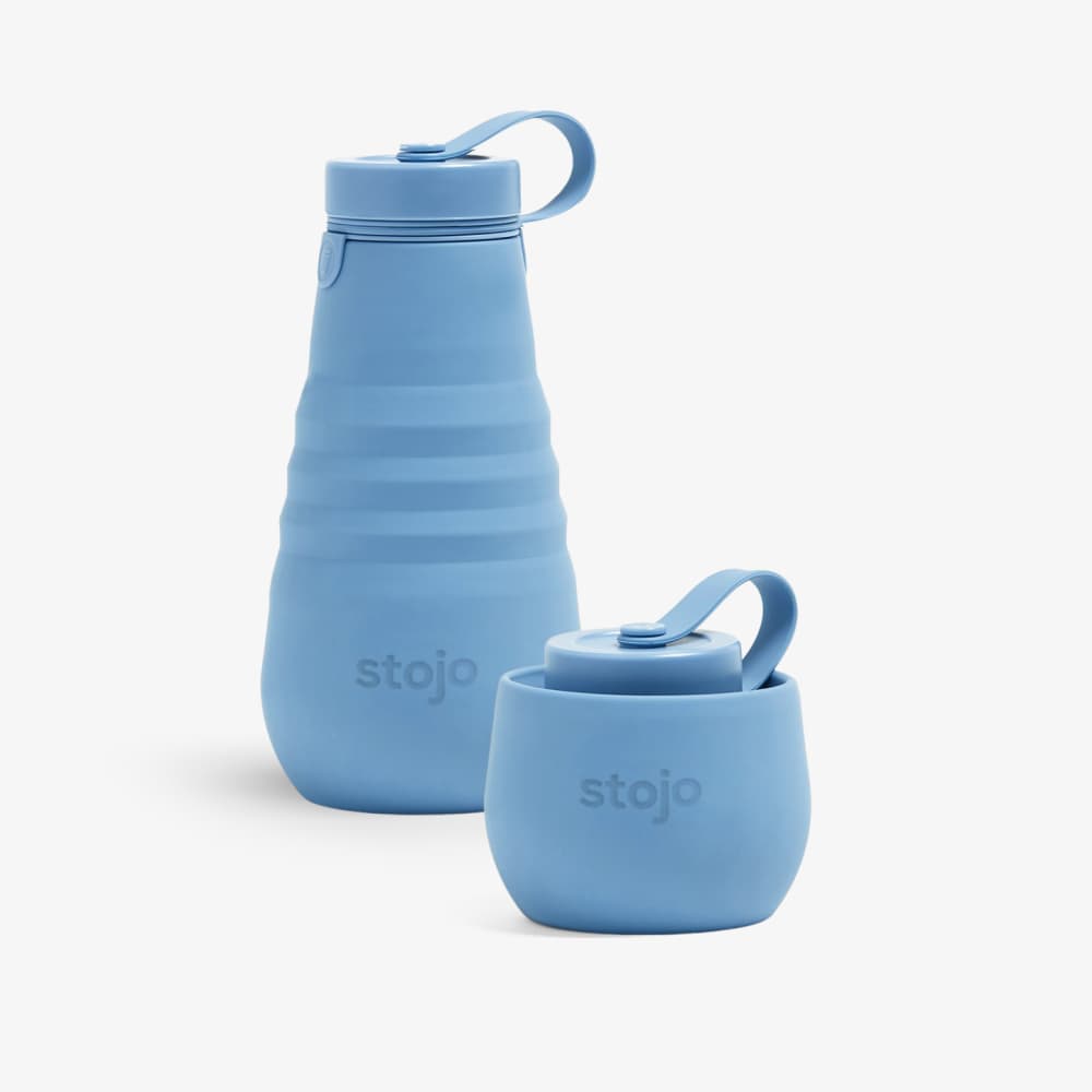 20oz | 592mL Collapsible Travel Water Bottle - Expanded