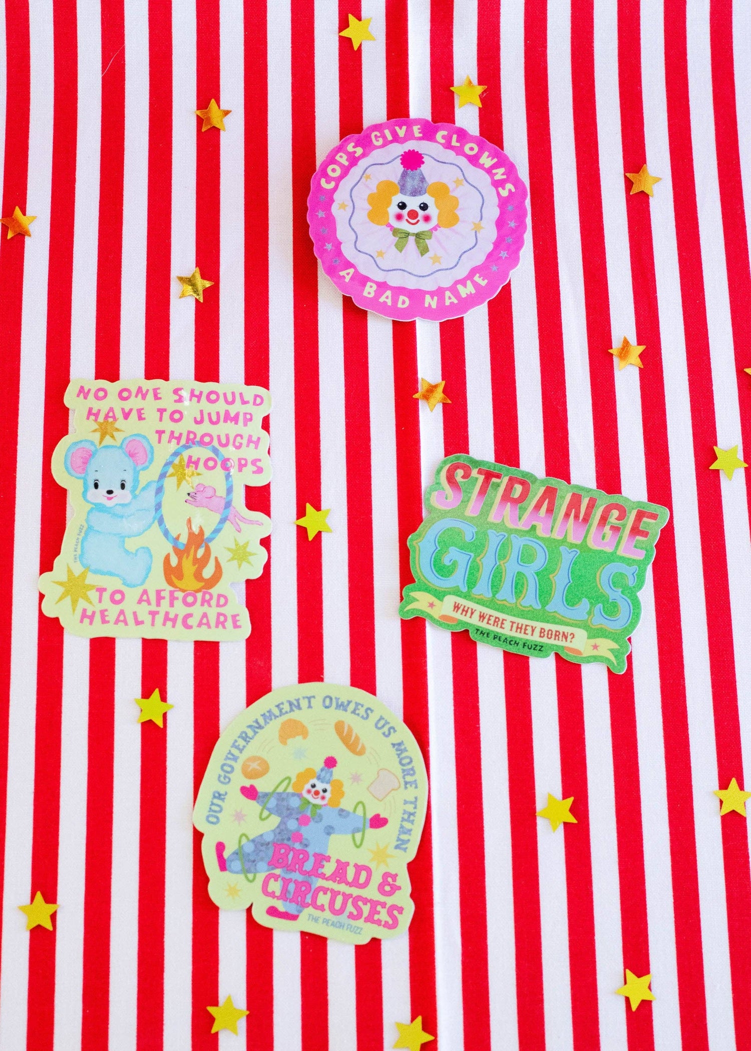 Jump Through Hoops for Healthcare Sticker