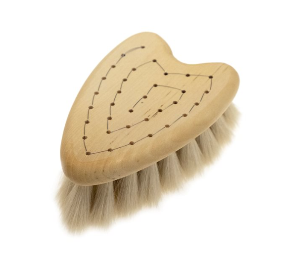 Baby Hair Brush, Heart-shaped