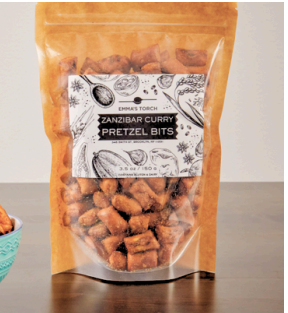 Zanzibar Curry Pretzel Bits