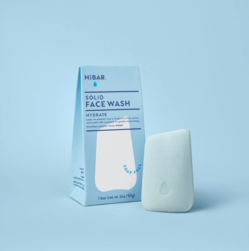 face wash bar with a paper box