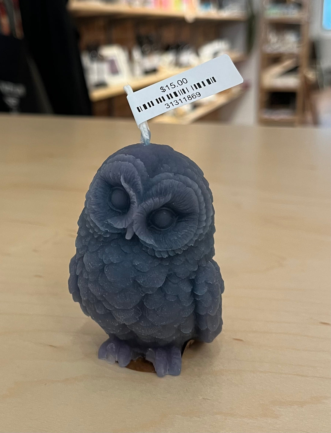 Beeswax Candle Owl