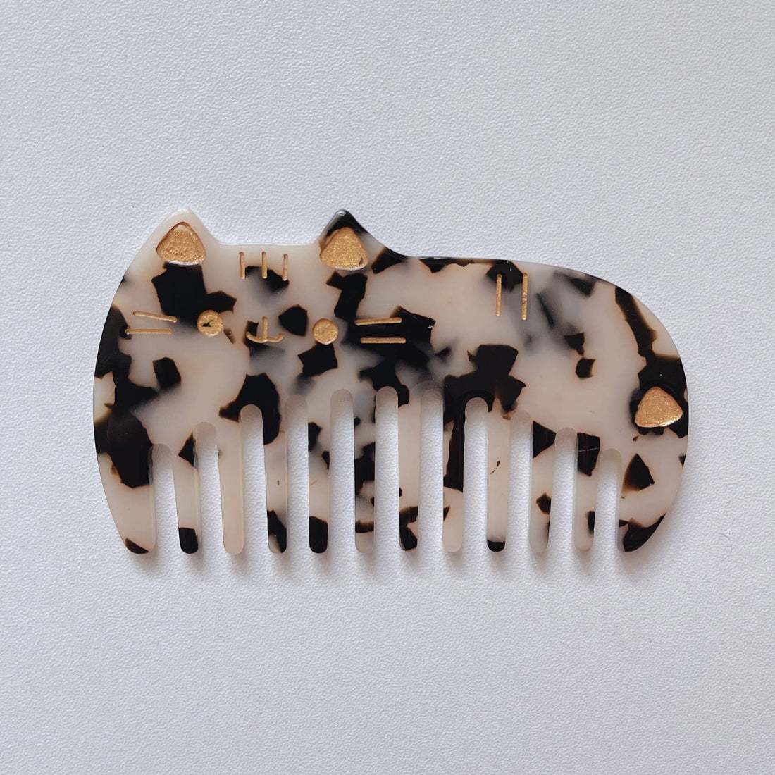 Cute Cat Wide Tooth Comb - Mini