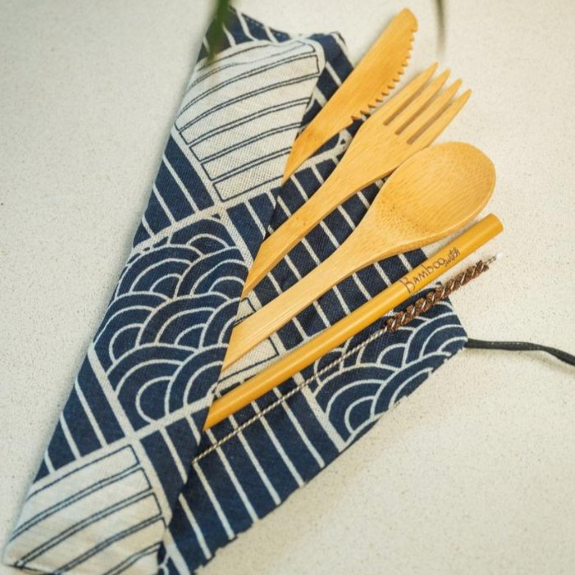 Bamboo Travel Cutlery Set | Faire Market Bestseller