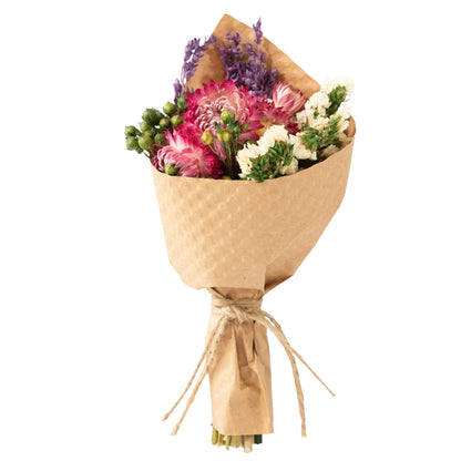 MINI Strawflower &amp; Larkspur Bouquet Bundle 
