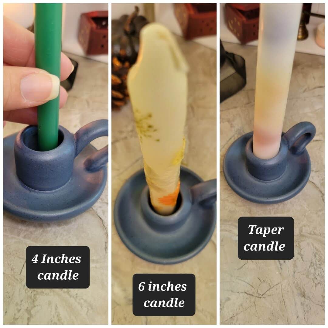 Handmade Ceramic candle holder, taper candle holder, for wedding party home decoration