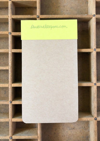 Fern jotter notepad