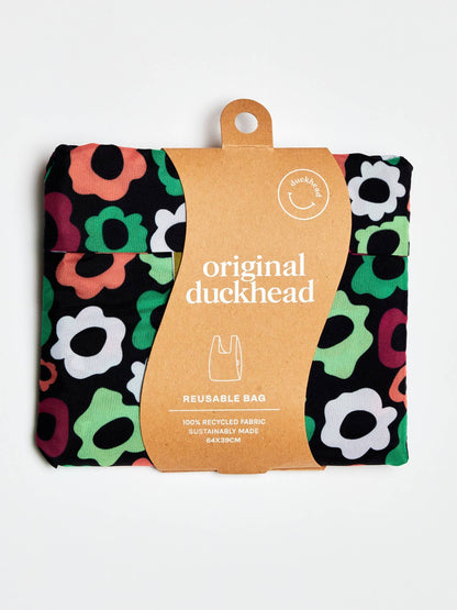 Flower Maze Print  Eco Friendly Reusable Tote Bag